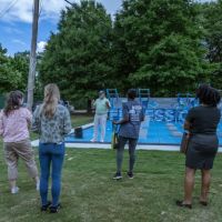 Fitness Court at Mountain to River Trail at Fire Station 3